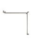 MECCA CARE 32MM DDA TOILET GRAB RAIL SET 90 DEGREE CONTINUOUS 600X1065X1025MM BR