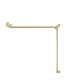 MECCA CARE 32MM DDA TOILET GRAB RAIL SET 90 DEGREE CONTINUOUS 600X1065X1025MM BR