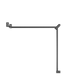 MECCA CARE 32MM DDA TOILET GRAB RAIL SET 90 DEGREE CONTINUOUS 600X1065X1025MM GU