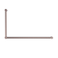 MECCA CARE 32MM DDA GRAB RAIL SET 90 DEGREE 600X1000MM BRUSHED BRONZE