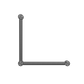 MECCA CARE 32MM AMBULANT TOILET GRAB RAIL 90 DEGREE 450x450MM GUN METAL