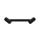 MECCA CARE 25MM FOOTREST CORNER GRAB RAIL 215MM MATTE BLACK