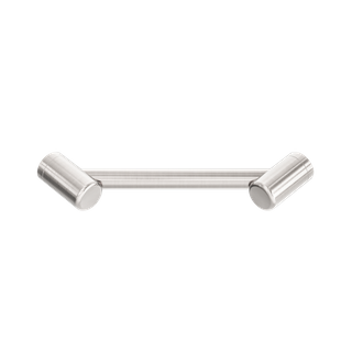 MECCA CARE 25MM FOOTREST CORNER GRAB RAIL 215MM BRUSHED NICKEL