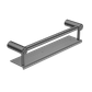 MECCA CARE 25MM GRAB RAIL WITH SHELF 300MM GUN METAL