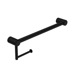 MECCA CARE 25MM TOILET ROLL RAIL 300MM MATTE BLACK