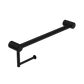 MECCA CARE 25MM TOILET ROLL RAIL 300MM MATTE BLACK