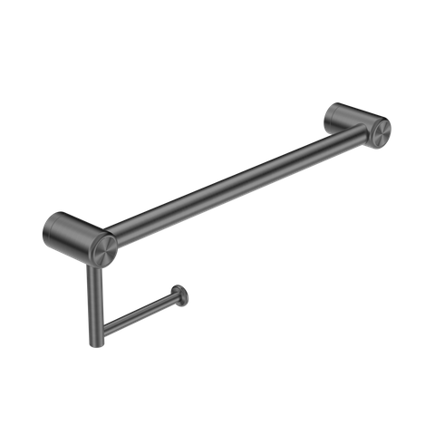 MECCA CARE 25MM TOILET ROLL RAIL 300MM GUN METAL