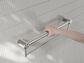 MECCA CARE 32MM GRAB RAIL WITH TOWEL HOLDER 900MM BRUSHED NICKEL