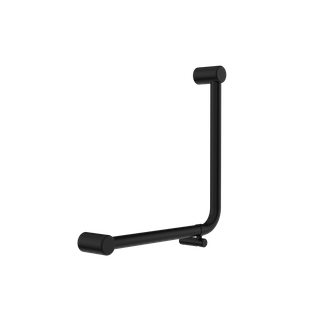 MECCA CARE 32MM AMBULANT 90DEGREE BENT TUBE GRAB RAIL 450X450MM MATTE BLACK