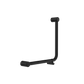 MECCA CARE 32MM AMBULANT 90DEGREE BENT TUBE GRAB RAIL 450X450MM MATTE BLACK