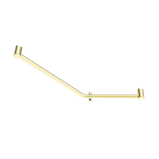 MECCA CARE 32MM AMBULANT 45 DEGREE BENT TUBE GRAB RAIL 450X650MM BRUSHED GOLD