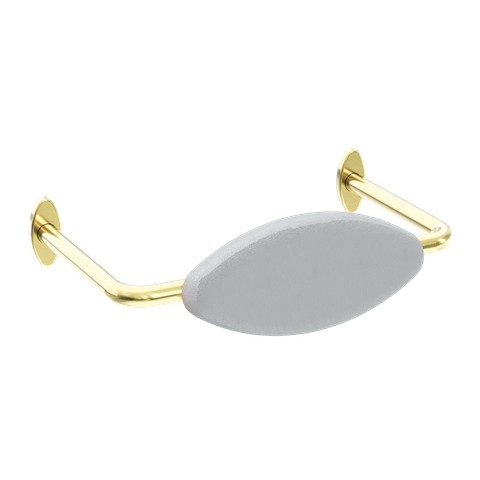 MECCA CARE DDA TOILET BACKREST BRUSHED GOLD