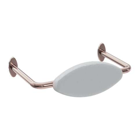 MECCA CARE DDA TOILET BACKREST BRUSHED BRONZE