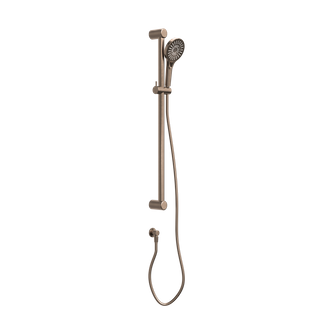 MECCA CARE 32MM GRAB RAIL AND ADJUSTABLE SHOWER RAIL SET 900MM BRUSHED BRONZE