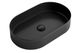 Kensington 560X350x120 Oval Basin MATTE BLACK