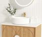 Laguna 600x460 Wall hung Natural American Oak Vanity Cab Only