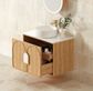 Laguna 750x460 Wall hung Natural American Oak Vanity Cab Only