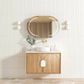 Laguna 900x460 Wall hung Natural American Oak Vanity Cab Only