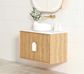 Laguna 900x460 Wall hung Natural American Oak Vanity Cab Only