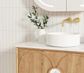 Laguna 900x460 Wall hung Natural American Oak Vanity Cab Only