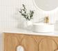 Laguna 1200x460 Wall hung Natural American Oak Vanity Cab Only