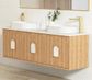 Laguna 1800x460 Wall hung Natural American Oak Vanity Cab Only