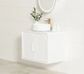 Laguna 600x460 Wall hung Satin White Vanity Cab Only