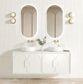 Laguna 1500x460 Wall hung Satin White Vanity Cab Only