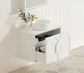 Laguna 750x460 Wall hung Satin White Vanity Cab Only