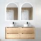 Byron 1200x460x550 Double Wall Hung Natural Oak Cabinet Only