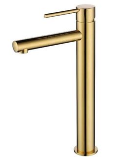 Star Mini PVD Polished Brass 25mm High Rise Basin Mixer