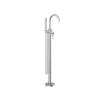 MECCA ROUND FREESTANDING MIXER WITH HAND SHOWER CHROME