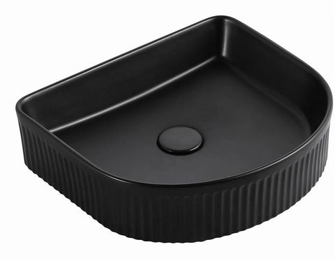 Archie Basin MATTE BLACK 415x365x100