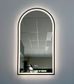 Vivian Clive Arch D 500 x 900 LED Mirror w Black Frame