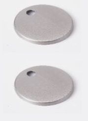 Seat Bracket Cover plate Brushed Nickel (pair)