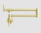 ZEN 316L STAINLESS STEEL POT FILLER BRUSHED GOLD