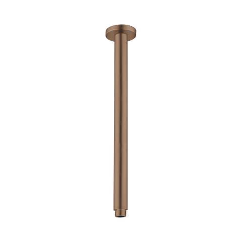 ROUND CEILING ARM 300MM LENGTH BRUSHED BRONZE