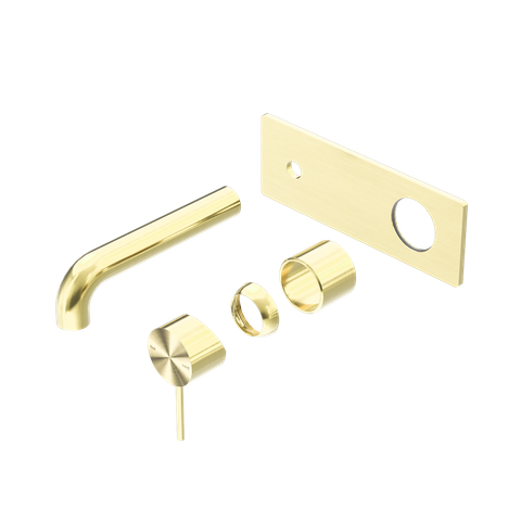 MECCA WALL BASIN/BATH MIXER 260MM TRIM KITS ONLY BRUSHED GOLD