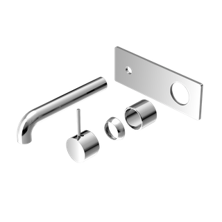 MECCA WALL BASIN/BATH MIXER HANDLE UP 185MM TRIM KITS ONLY CHROME