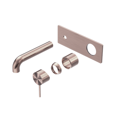 MECCA WALL BASIN/BATH MIXER 160MM TRIM KITS ONLY BRUSHED BRONZE