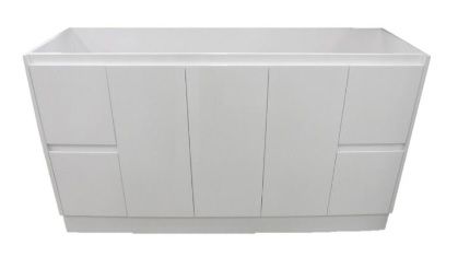 Jessica 1500  Gloss White Vanity