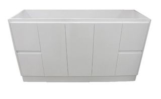 Jessica 1500  Gloss White Vanity