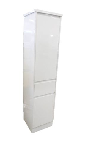 Jessica Gloss White Tall Boy 1800 X 410 X 400