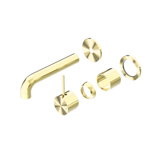 MECCA WALL BASIN/BATH MIXER SEPARATE BACK PLATE HANDLE UP 160MM TRIM KITS ONLY B