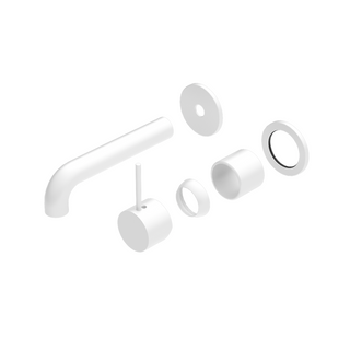 MECCA WALL BASIN/BATH MIXER SEPARATE BACK PLATE HANDLE UP 185MM TRIM KITS ONLY M