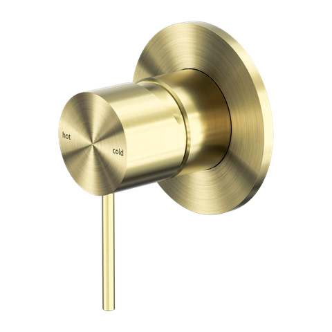 MECCA SHOWER MIXER 80MM PLATE TRIM KITS ONLY BRUSHED GOLD