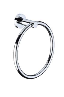 Ramsay Round Chrome Towel Ring