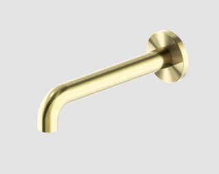 MECCA BASIN/BATH SPOUT ONLY 120MM BRUSHED GOLD