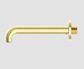 MECCA BASIN/BATH SPOUT ONLY 120MM BRUSHED GOLD