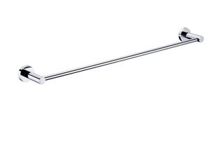 Ramsay Round Chrome Single Towel Rail 600mm